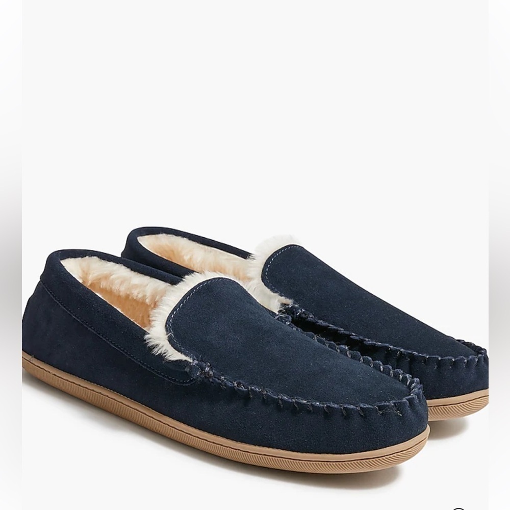 NWOB Suede scuff slippers